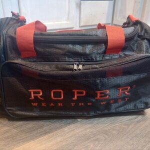 Roper Wear The West Duffle Western Travel Bag Cowboy Gorpcore Gym Gear Carry On